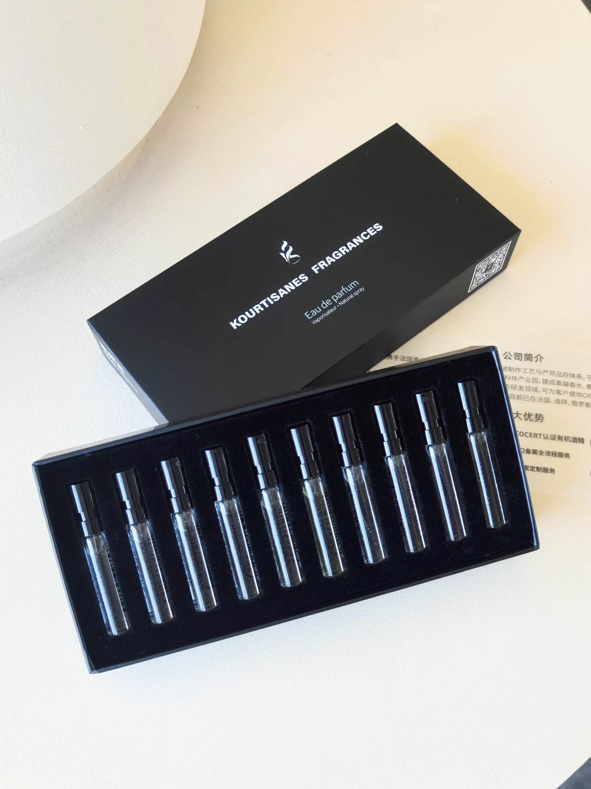 Custom Travel Perfume Gift Set Wholesale - 10x3ml Discovery Sample Box-Private Label OEM